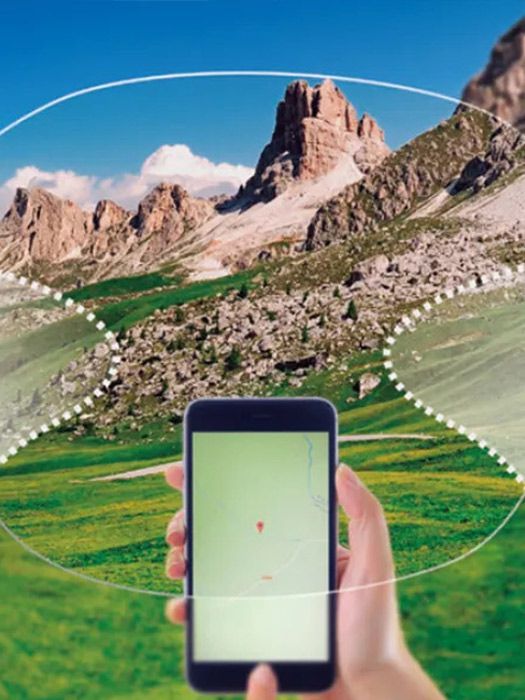 Wintry Mountain Landscape